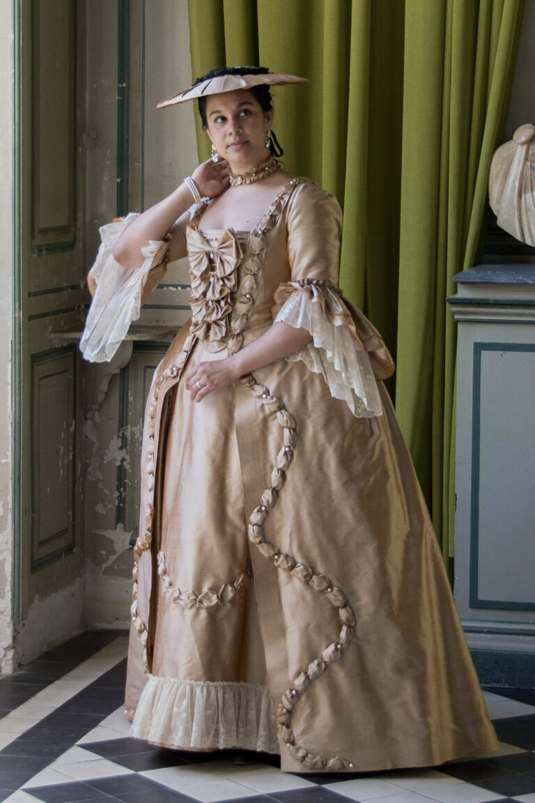 Costume historique robe a la française