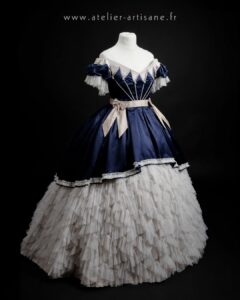 Robe de bal à crinoline Atelier Artisane