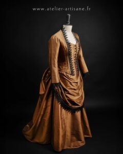 Robe à tournure sur-mesure Atelier Artisane
