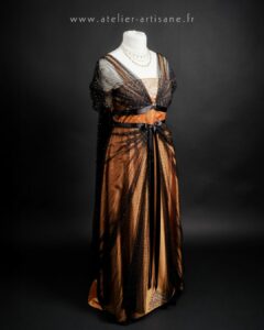 Robe Downton Abbey sur-mesure Atelier Artisane